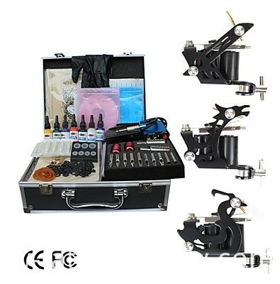 2014 Professional Three Tattoo Machines Tattoo Kit